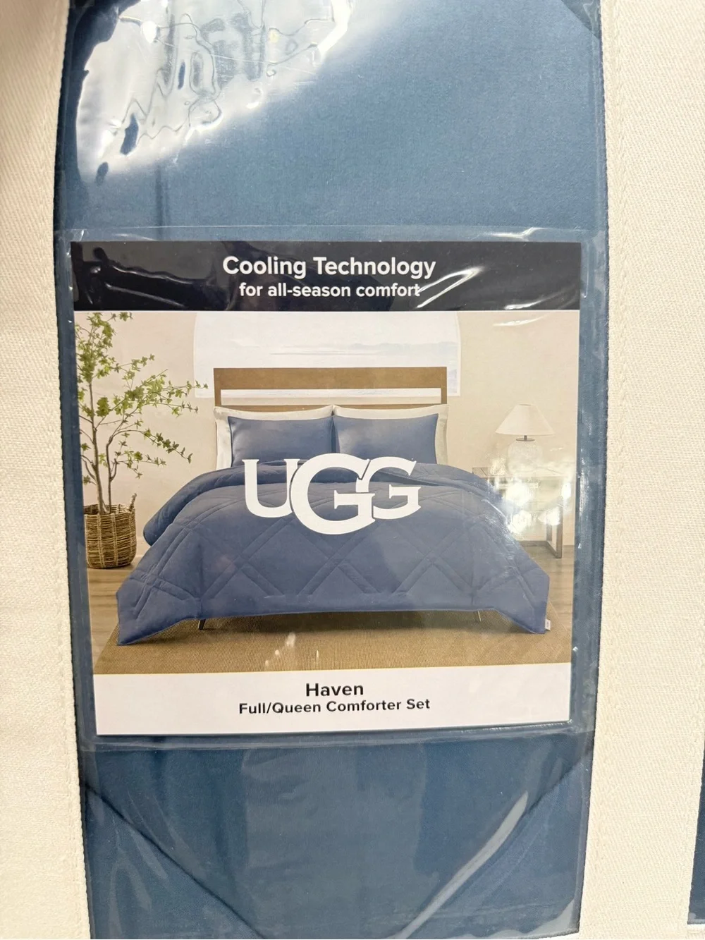 UGG UGG Haven Full/Queen Comforter Set -Blue